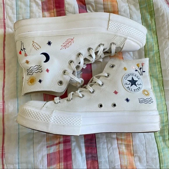 Converse It's Okay To Wander Platform Converse Shoes Its Okay